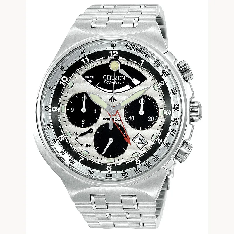 Caliber 2100 Silver Tone Dial Stainless Steel Bracelet AV0031 59A CITIZEN